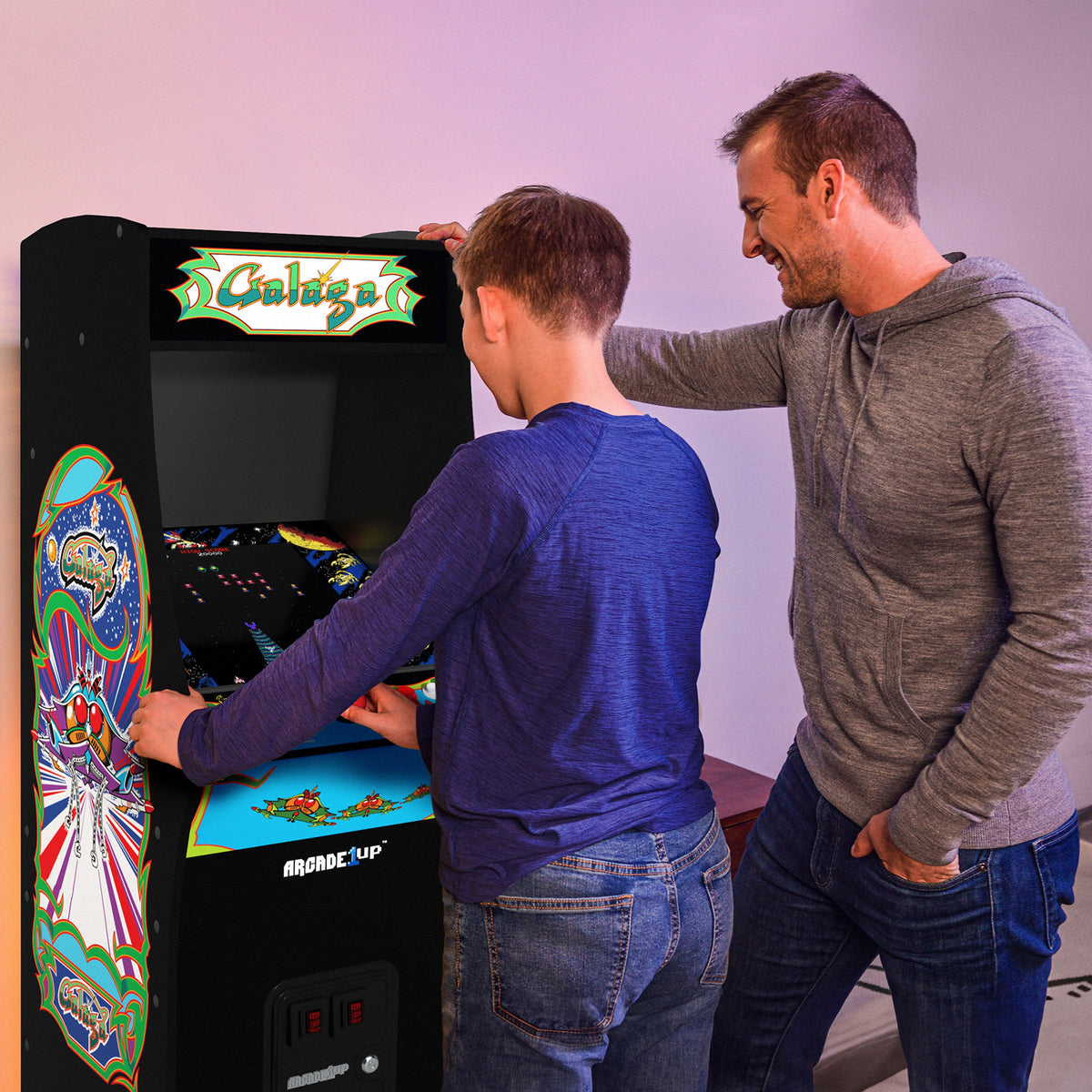 GALAGA Deluxe Arcade Video Game Machine, Teen, Black, 1 Count
