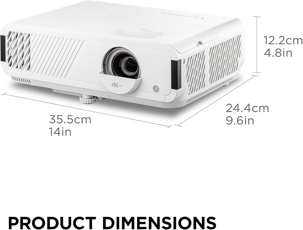 Viewsonic PX700HDH 1080P Projector 3700 Lumens, Dual HDMI, Home Theater