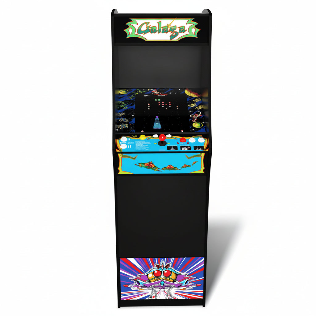 GALAGA Deluxe Arcade Video Game Machine, Teen, Black, 1 Count