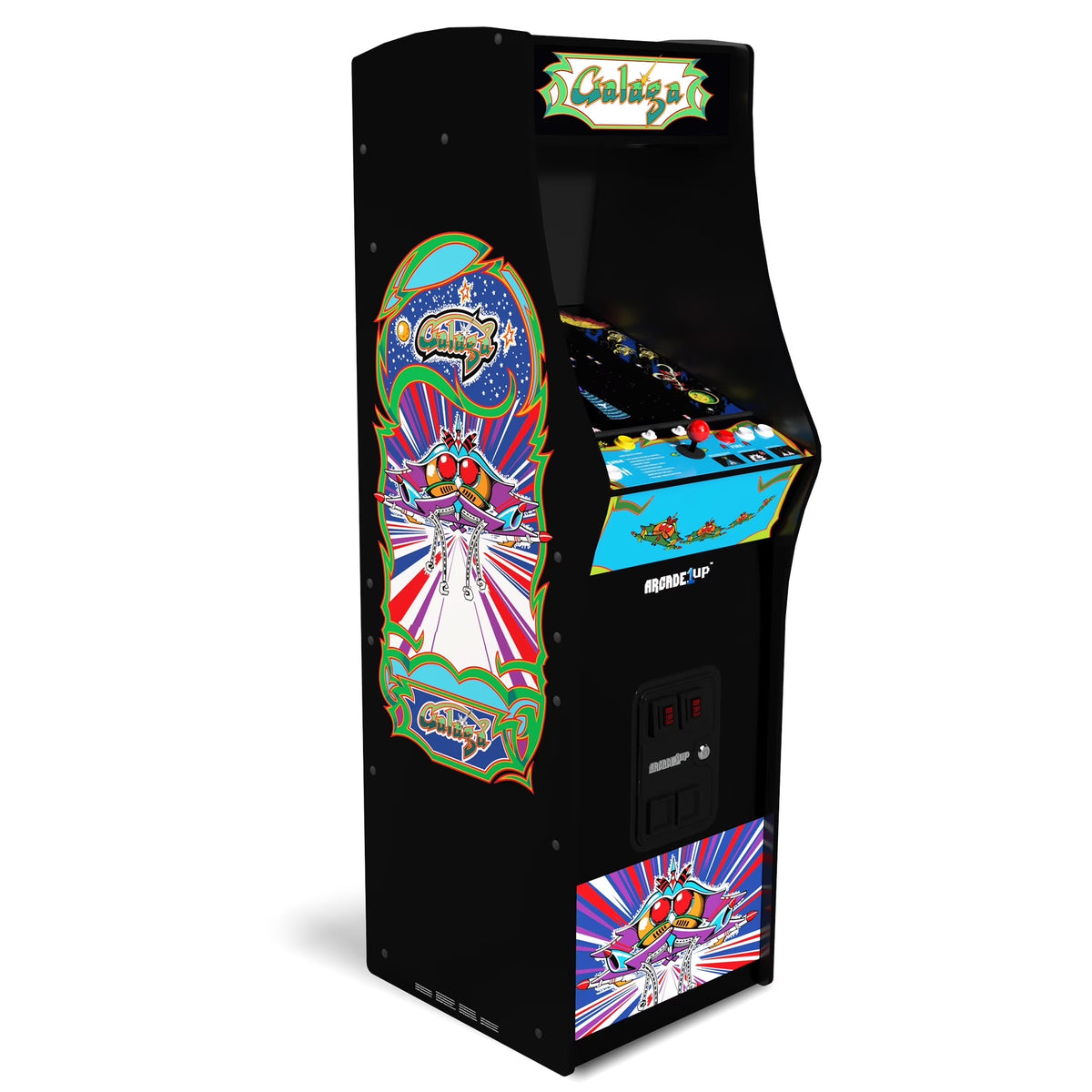 GALAGA Deluxe Arcade Video Game Machine, Teen, Black, 1 Count