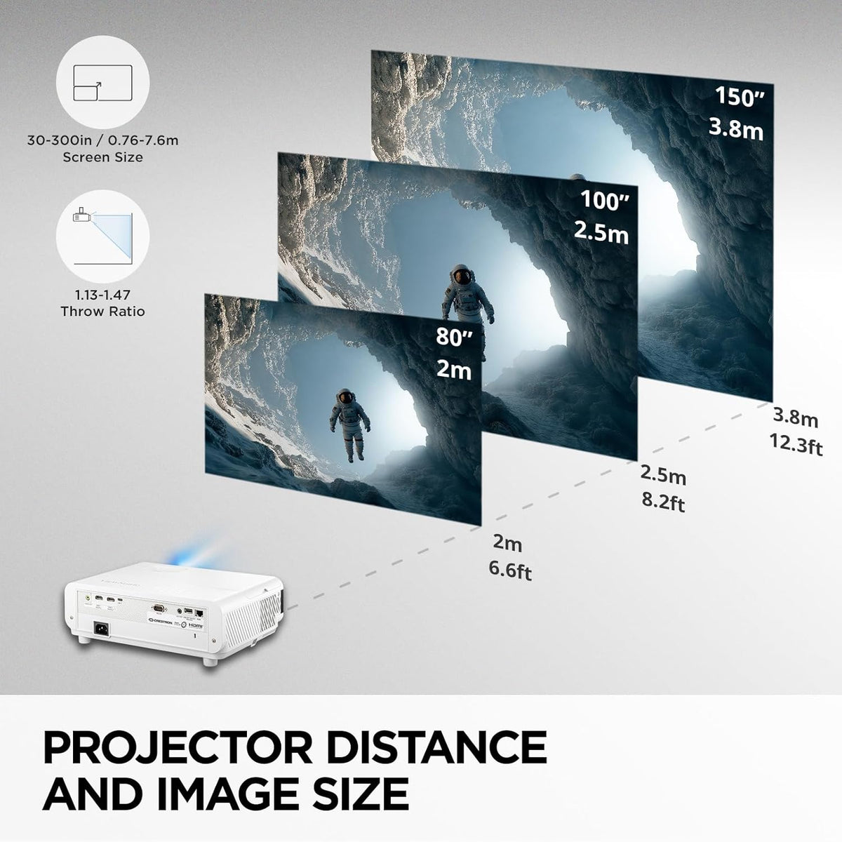 Viewsonic PX700HDH 1080P Projector 3700 Lumens, Dual HDMI, Home Theater